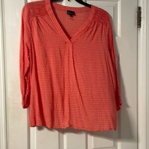 Jones New York JNY women’s long sleeve top/blouse 1X